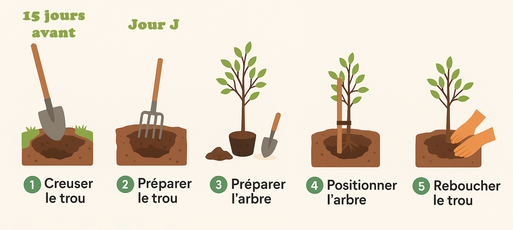 comment planter un arbre fruitier comment planter un arbre fruitier