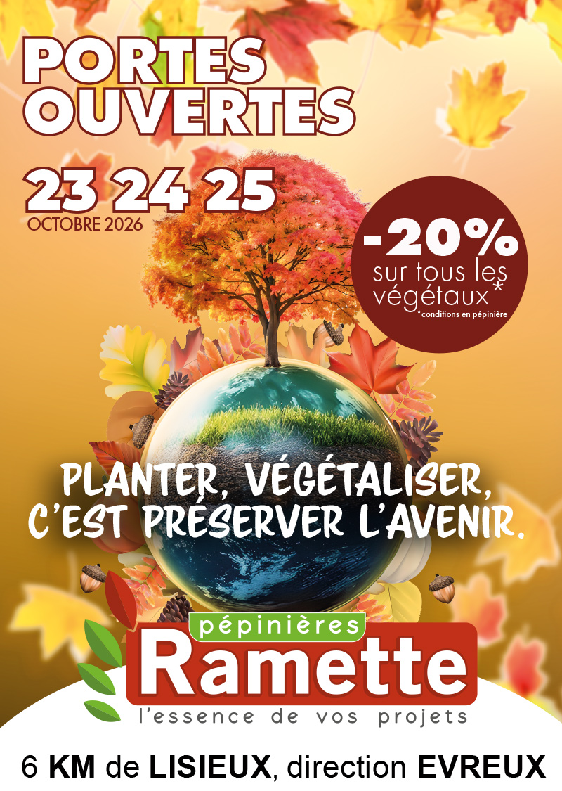 portes ouvertes octobre 2026 Pépinières ramette
